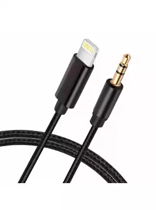 Переходник Lightning на AUX 1м (mini-jack 3.5мм) для iPhone, iPad | 1м