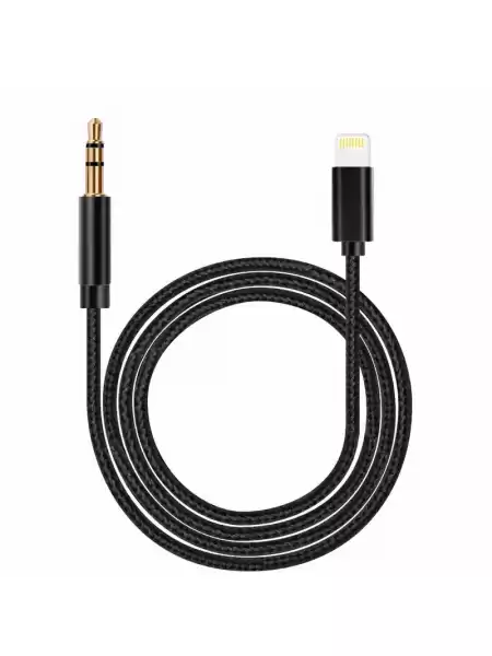 Переходник Lightning на AUX 1м (mini-jack 3.5мм) для iPhone, iPad | 1м