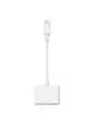 Переходник Lightning на AUX 3.5mm и Lightning(Мама) Аудио адаптер для iPhone, iPad | 0.1м
