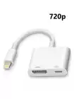 Переходник AV Lightning на HDMI 720p (Мама) и Lightning(charger) адаптер для iPhone, iPad | 0.1м