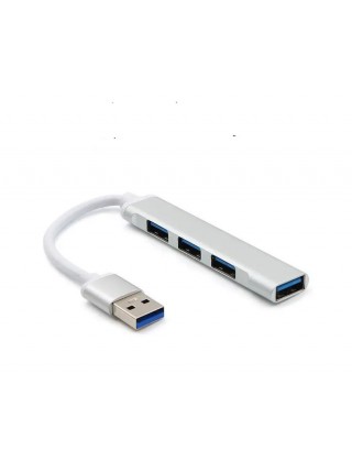 Переходник USB-A Hub на 4*USB Type-A 0.1м хаб, адаптер для ноутбука MacBook, iMac, Chromebook | 0.1м
