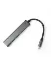 Переходник Type-C Hub на 3*USB Type-A та SD\MicroSD Reader 0.1м до MacBook, iMac, iPad, Chromebook, Samsung, Xiaomi, Oppo, Nokia, Meizu, Honor | 0.1м