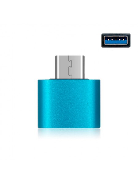 Переходник OTG USB-A(Мама) на Type-C(Папа) Azure | Адаптер для зарядки