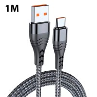 Зарядний кабель Foxconn Fast Speed Type-C 66w 6A 1m - USB на Type-C кабель для iPad, Samsung, Xiaomi, ASUS, Motorola, Nokia | 1м