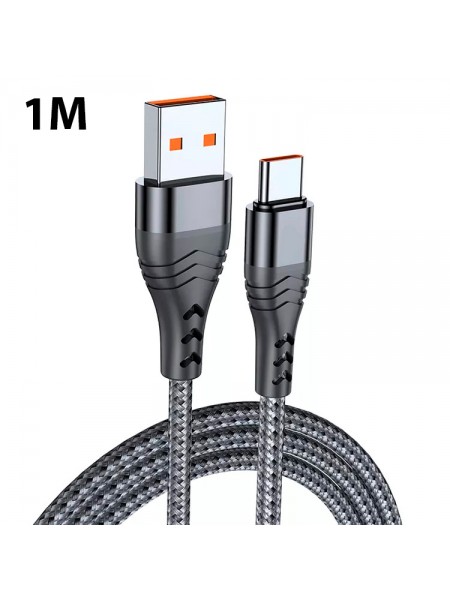 Зарядний кабель Foxconn Fast Speed Type-C 66w 6A 1m - USB на Type-C кабель для iPad, Samsung, Xiaomi, ASUS, Motorola, Nokia | 1м