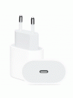 Комплект зарядное устройство 20W + Type-C кабель 1м | Комплект Foxconn 20W кабель для iPhone, iPad, iPod зарядка MHJE3ZM/A